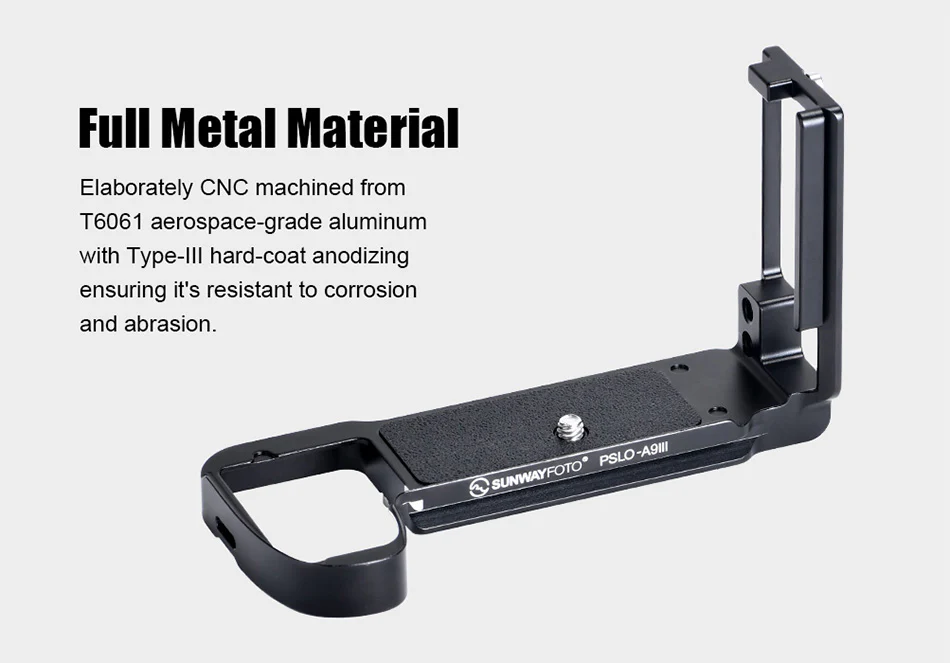 Sunwayfoto L-beslag i ét stykke til Sony A9 III & A1 II – Arca-Swiss