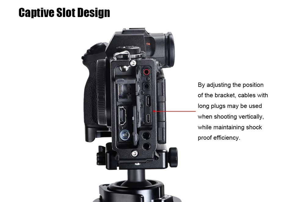 Sunwayfoto L-beslag i ét stykke til Sony A9 III & A1 II – Arca-Swiss