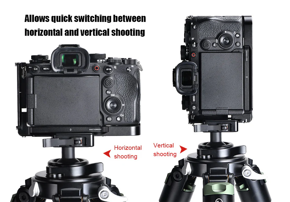 Sunwayfoto L-beslag i ét stykke til Sony A9 III & A1 II – Arca-Swiss