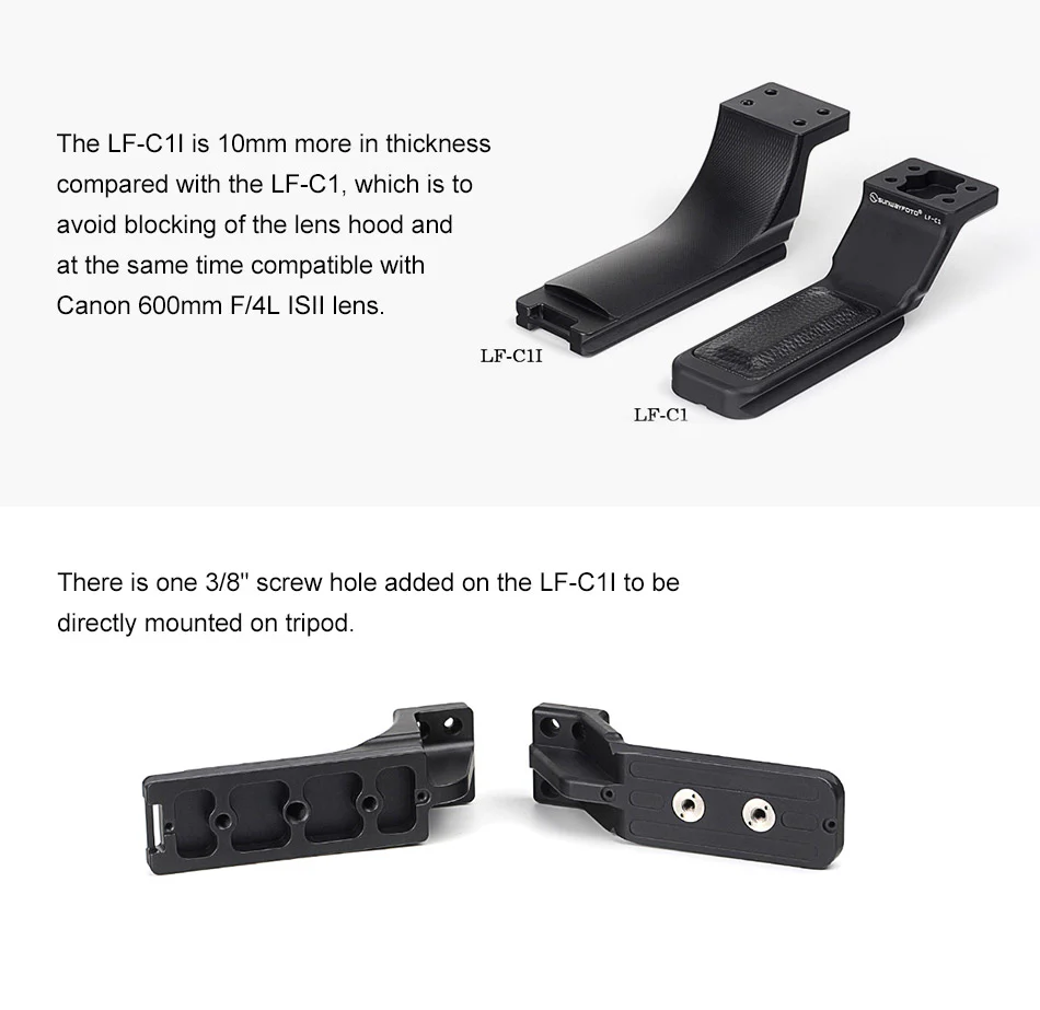 Sunwayfoto LF-C1I Stativfot för Canon 400/600/800mm-objektiv