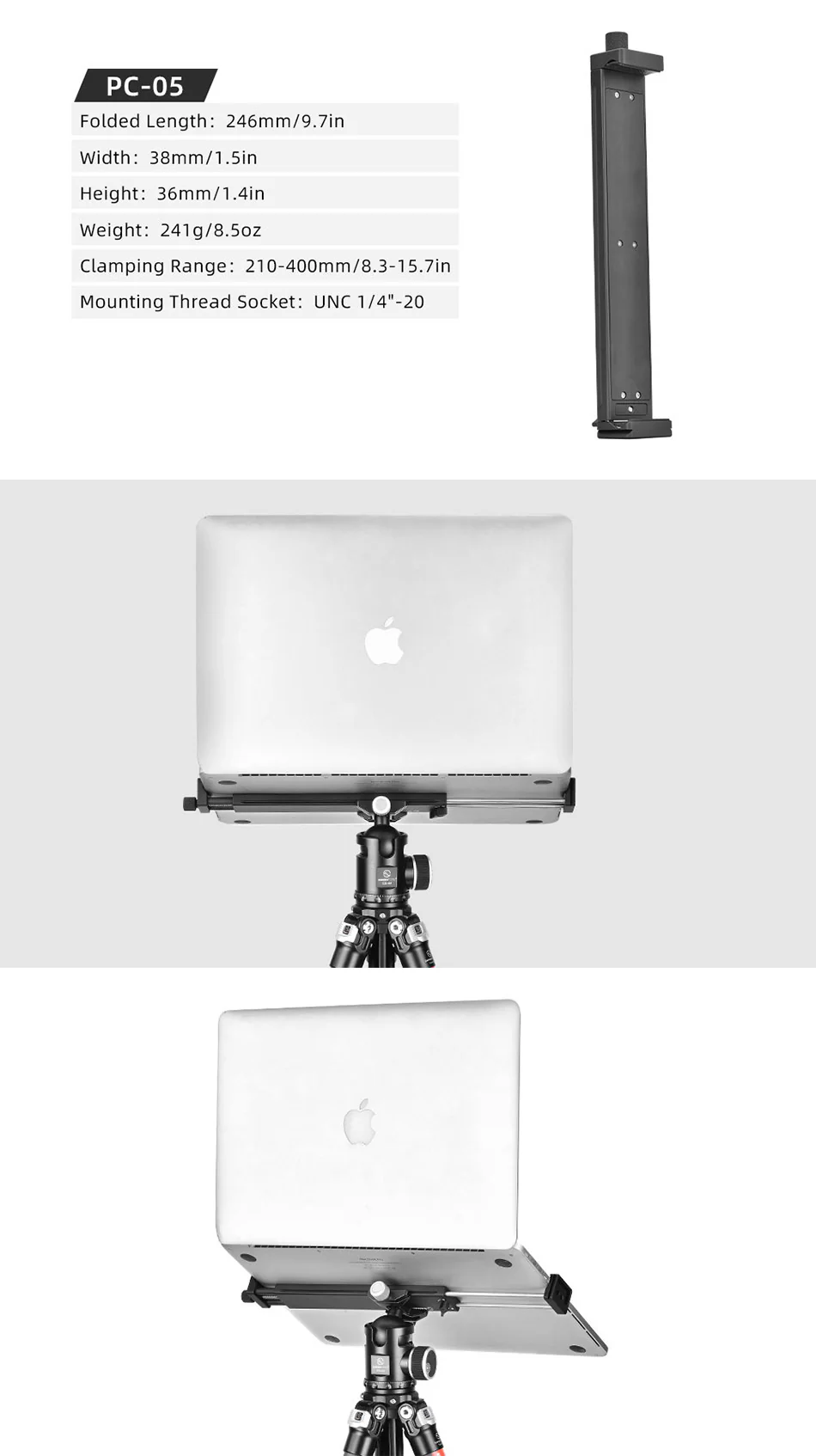 Sunwayfoto PC-05 Hållare för Surfplatta och Laptop