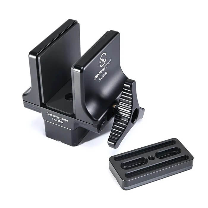 Sunwayfoto SM-86B – Robust Sadelfäste för Jakt och Arca Swiss stativ