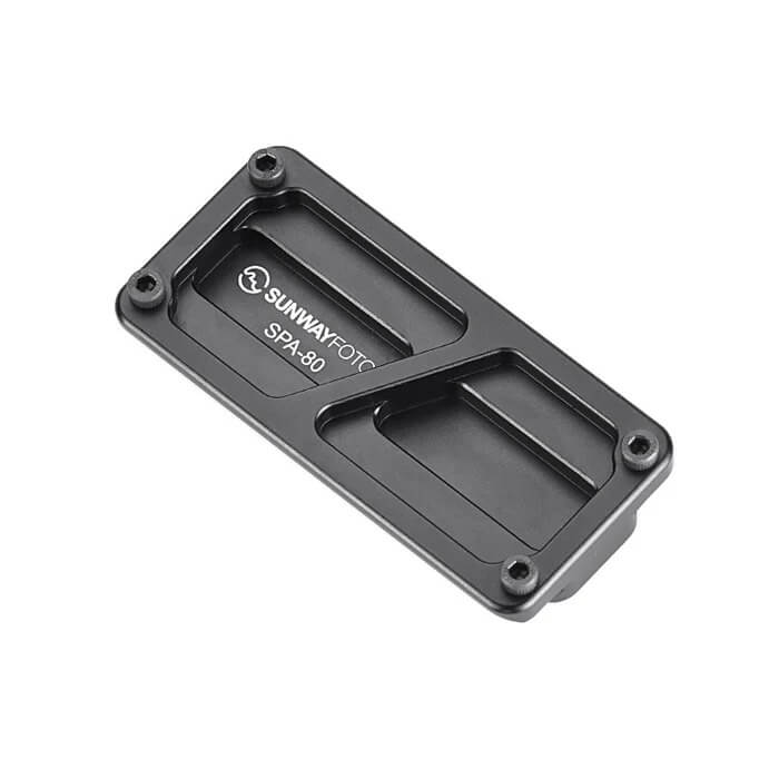 Sunwayfoto SPA-80 Picatinny-skena till Arca-Swiss