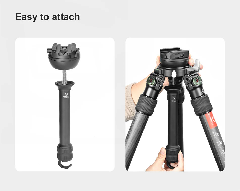 Sunwayfoto TA-75LDCL nivelleringshalvkugle 75mm med Arca Swiss-hurtigfæste