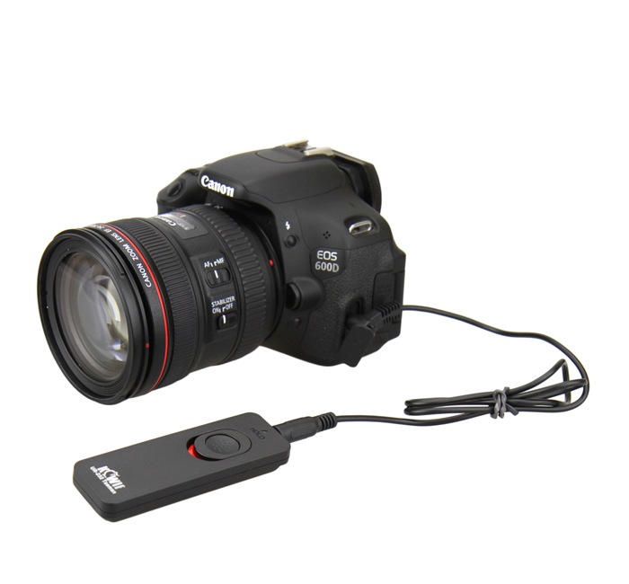 Kiwifotos Trådutlösare 70cm slutarkabel + 130cm kabel