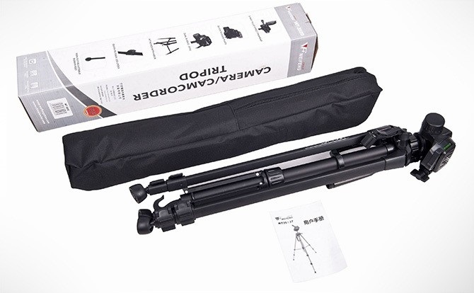 Weifeng Kamerastativ 165cm med videohuvud 4kg