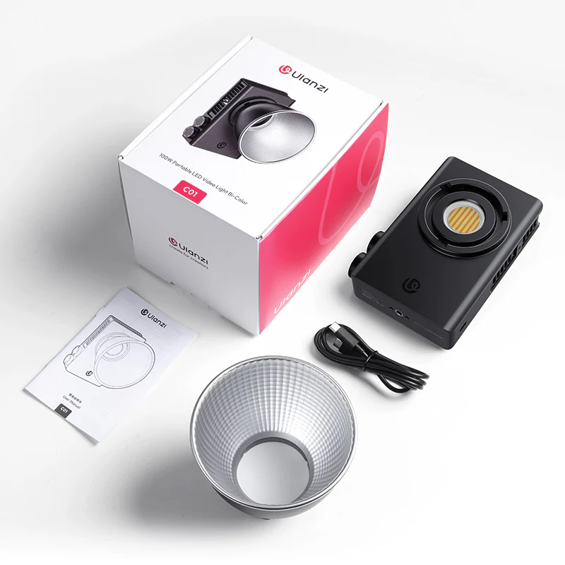 Ulanzi C01 100W COB Light – Kompakt, kraftfull och portabel videobelysning