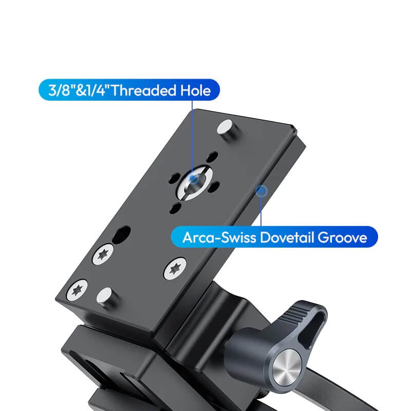 Ulanzi CA03 Objektivkrage med justerbar Arca-platta