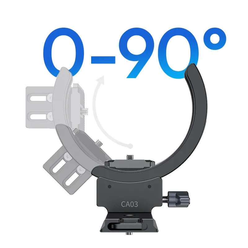 Ulanzi CA03 Objektivkrage med justerbar Arca-platta