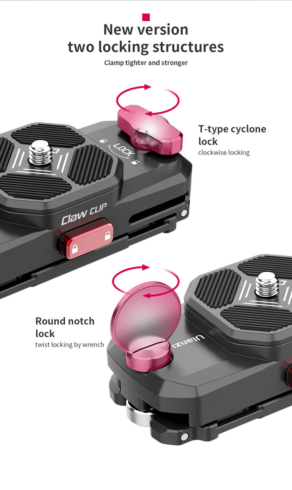 Ulanzi Kamerahölster med snabbkopplingsfäste & platta för bälte