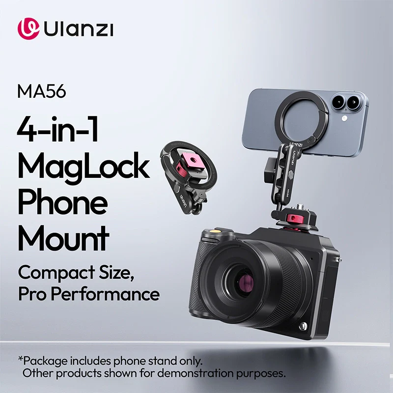 Ulanzi MA56 4-in-1 MagLock – Magnetisk mobilholder med 360° rotation