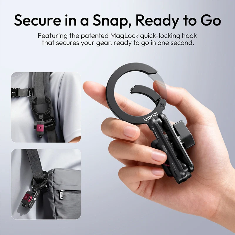 Ulanzi MA56 4-in-1 MagLock – Magnetisk mobilholder med 360° rotation