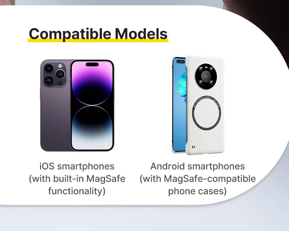 Ulanzi magnetisk MagSafe-filteradapter til 52 mm kamerafiltre på mobil