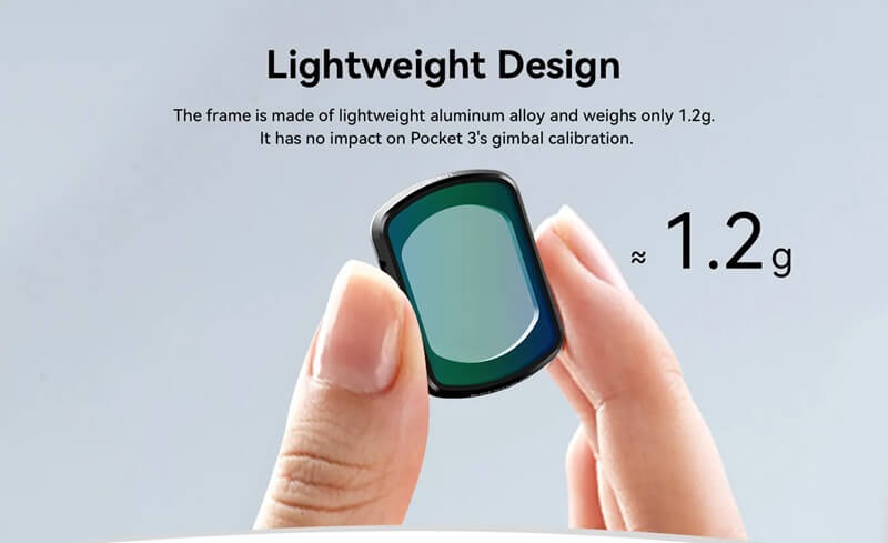 Ulanzi PK-01 Black Mist-filter til DJI Osmo Pocket 3