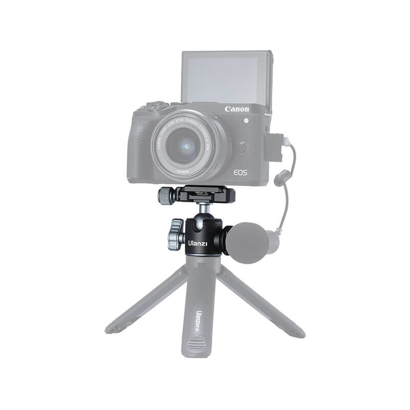 Ulanzi U-80L Kulled med blixtskofäste & Arca